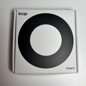 Loop Unisex Silicone Quiet 2 Earplugs Noise Reduction Black New Open Box